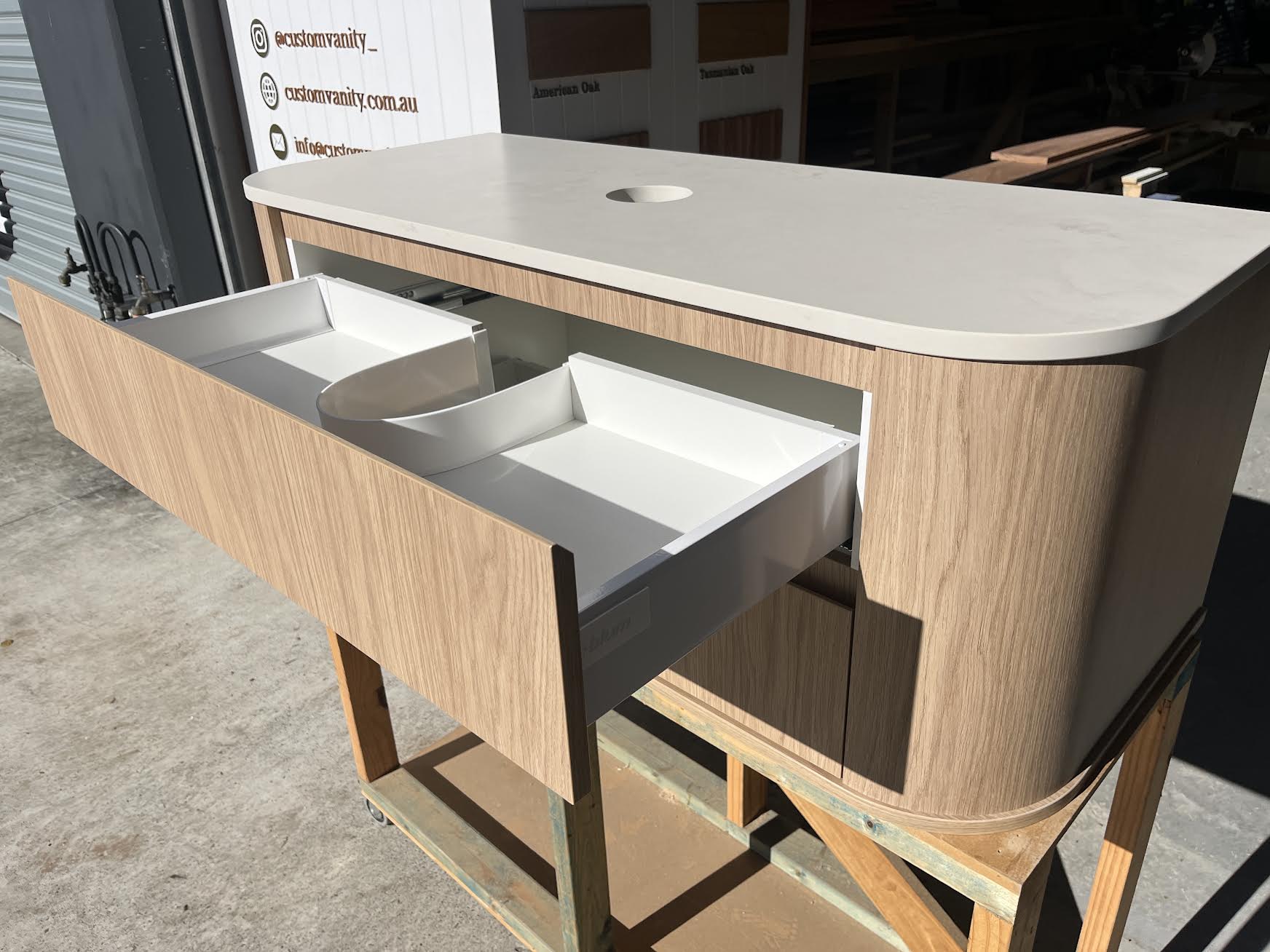 Kirra Vanity (1200mm) · 2 Drawer