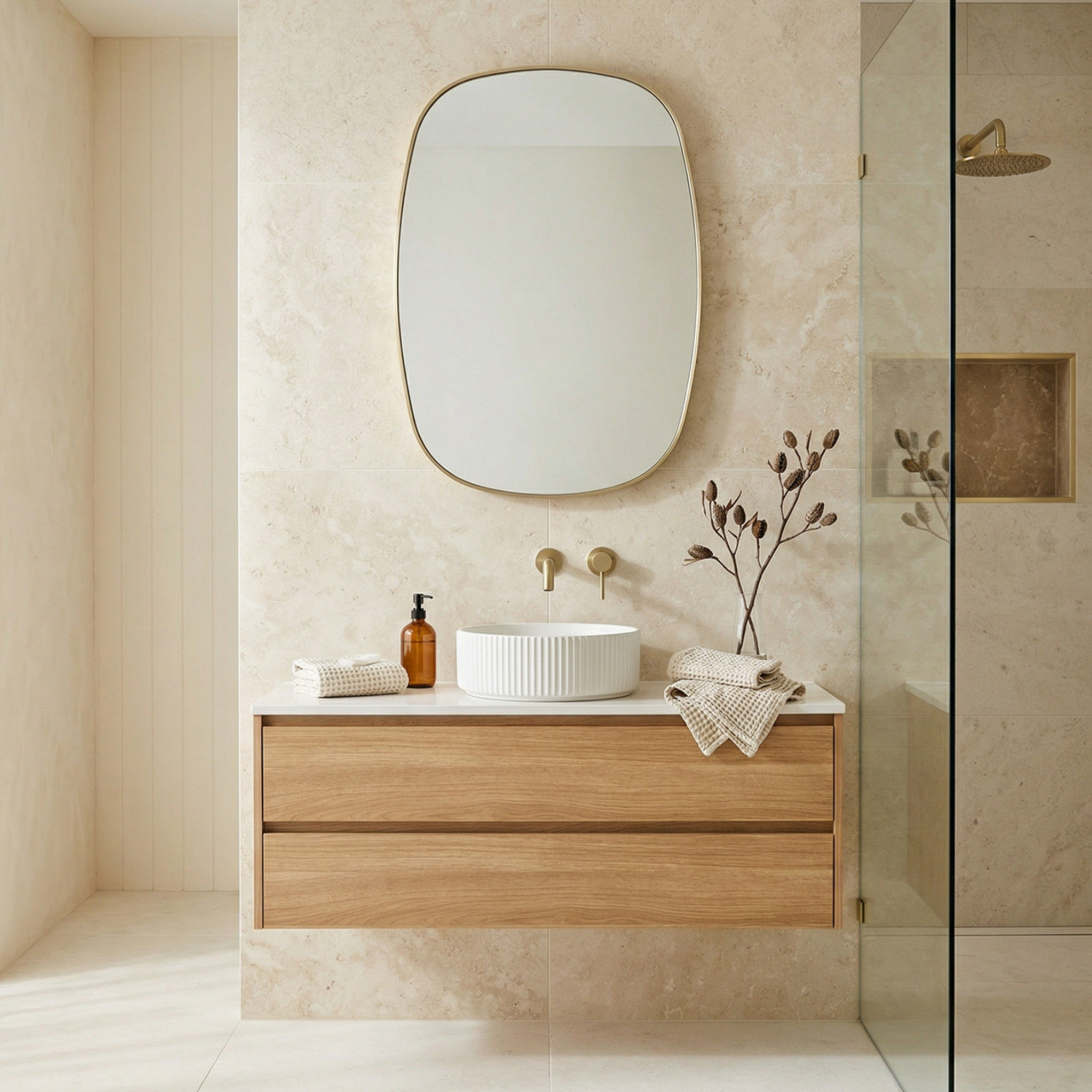 Valley Vanity (1200mm) · 2 Drawer