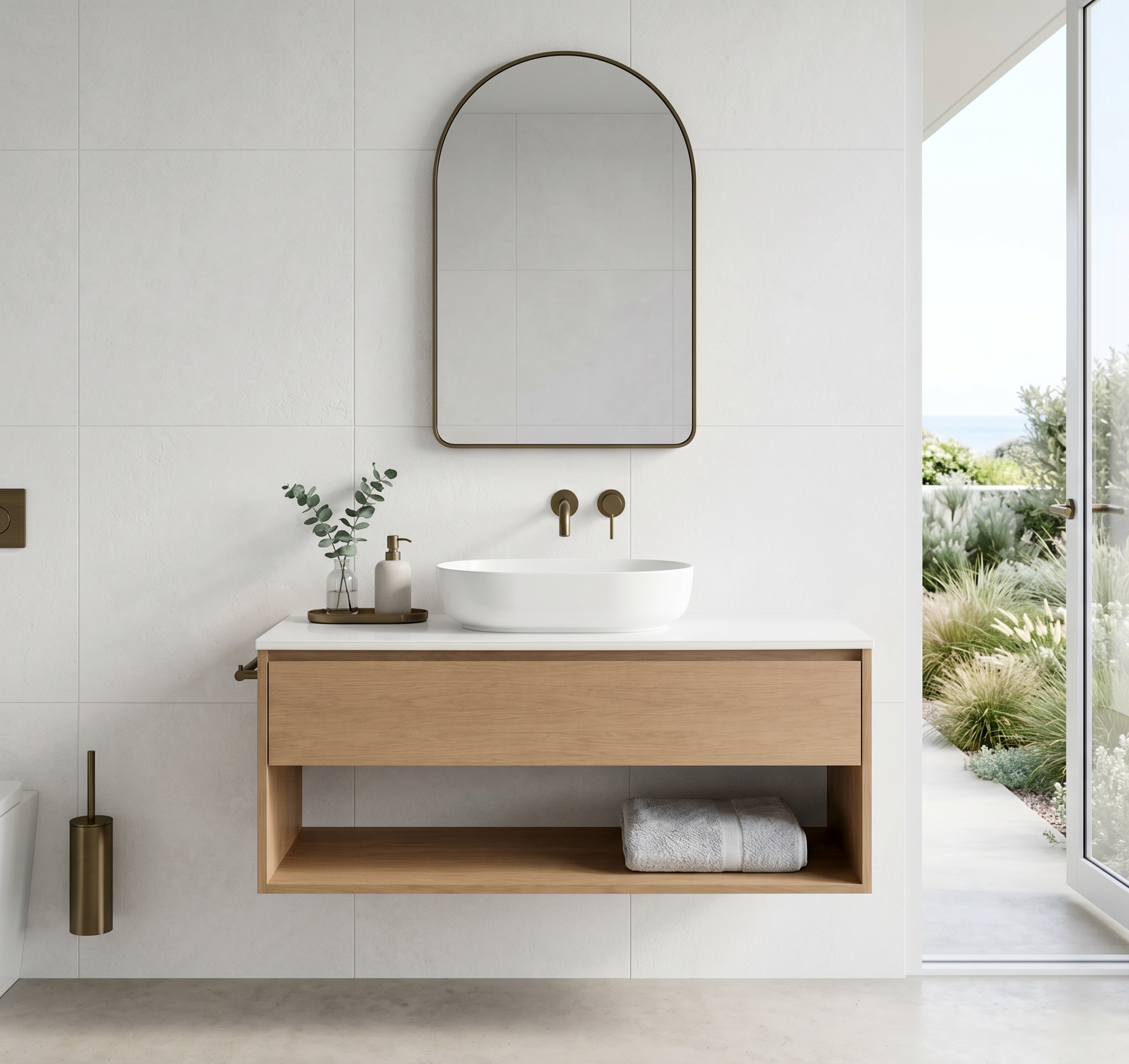 Bilinga Vanity (1200mm) · 1 Drawer