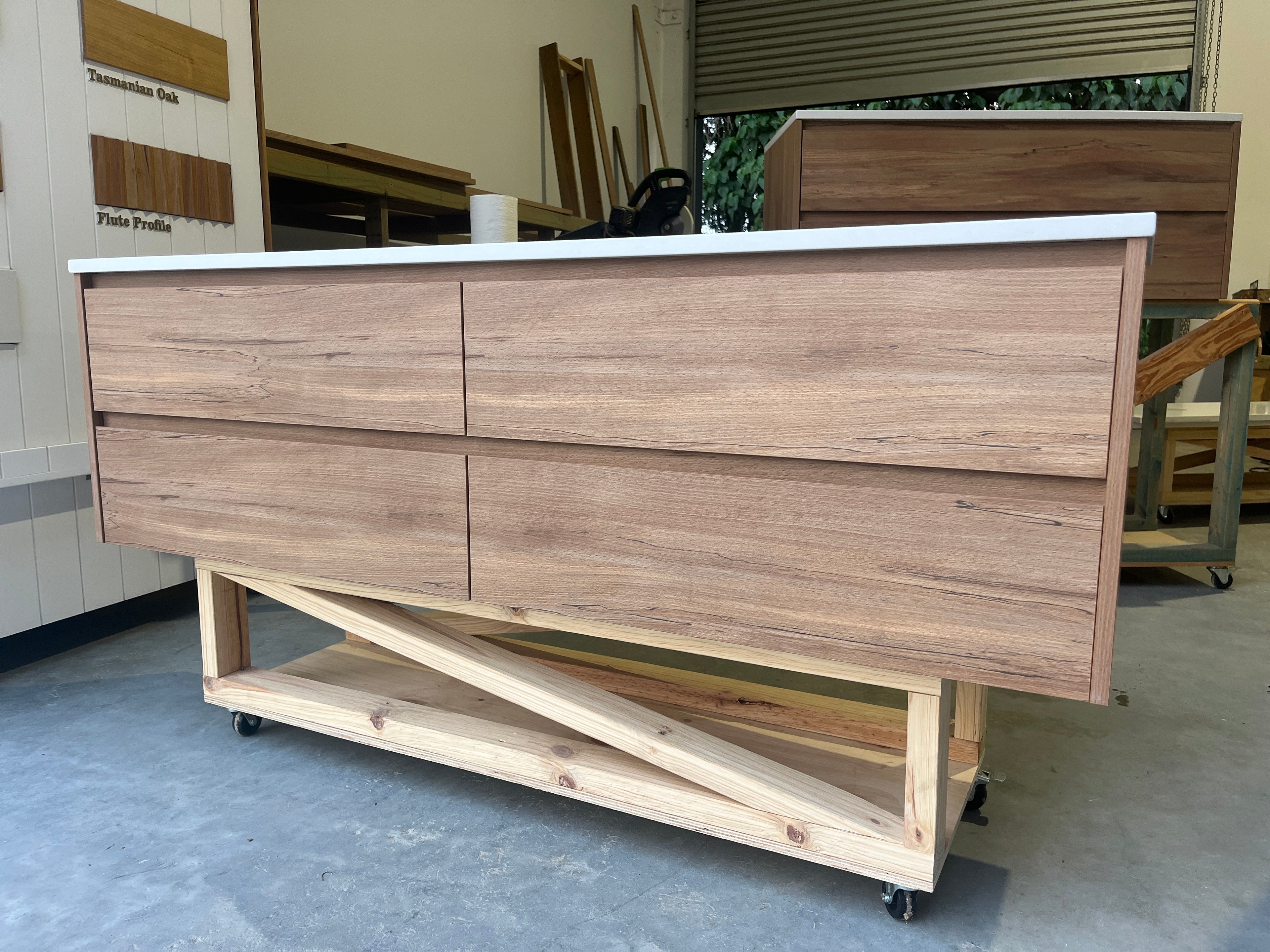 Valley Vanity (1500mm) · 4 Drawer