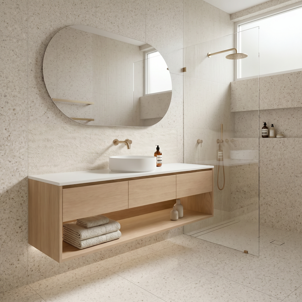 Bilinga Vanity (1800mm) · 3 Drawer
