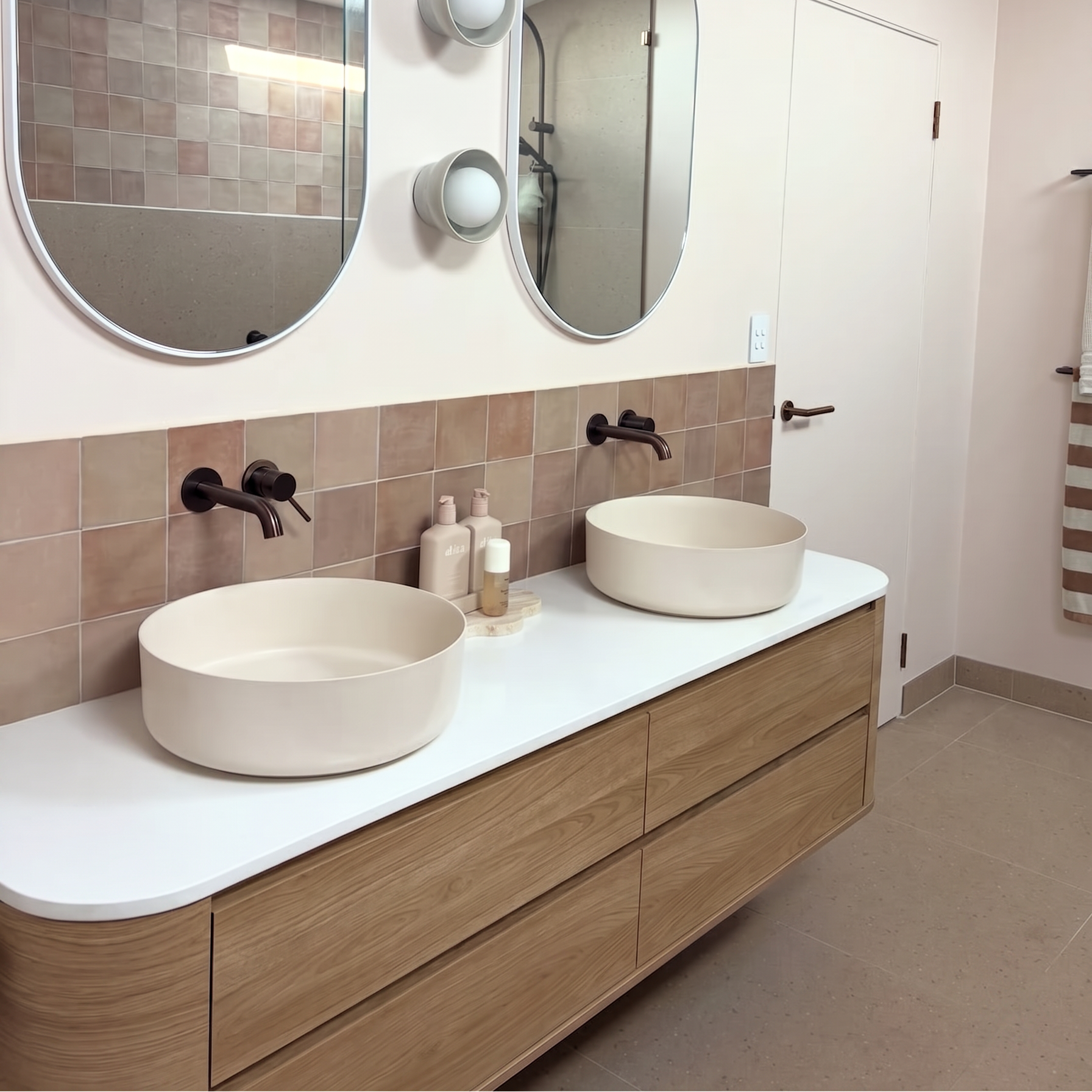 Kirra Vanity (1800mm) · 4 Drawer