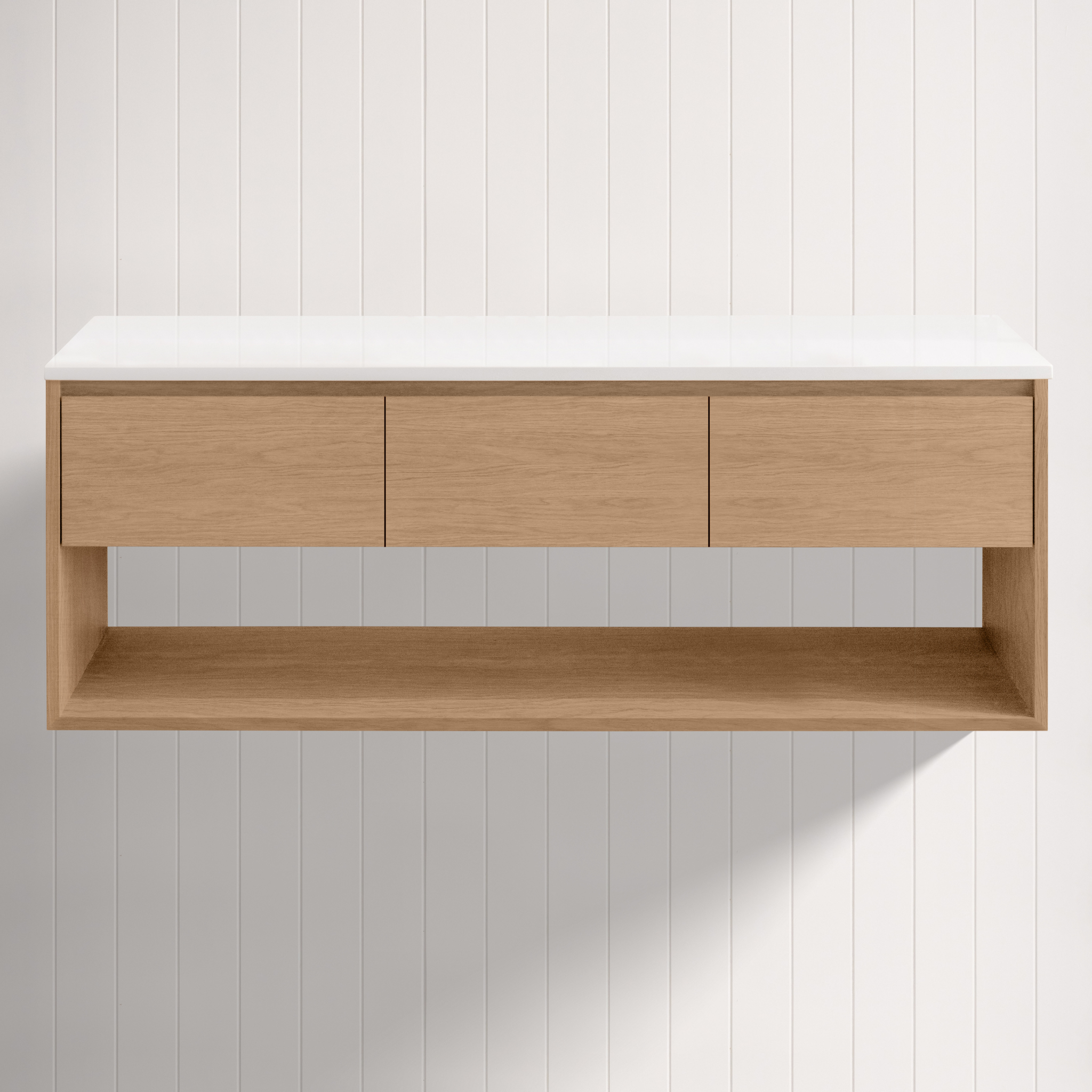 Bilinga Vanity (1500mm) · 3 Drawer