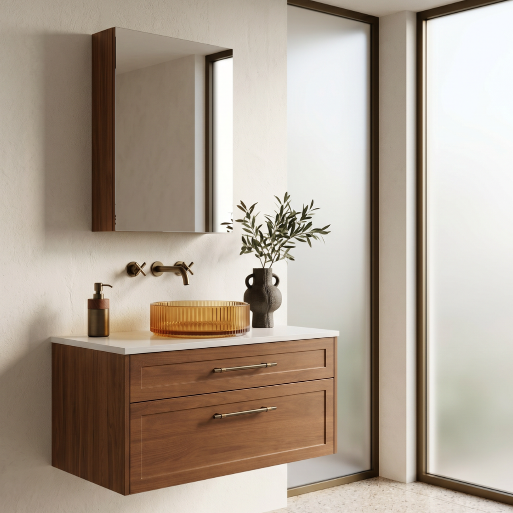 Ascot Vanity (900mm) · 2 Drawer