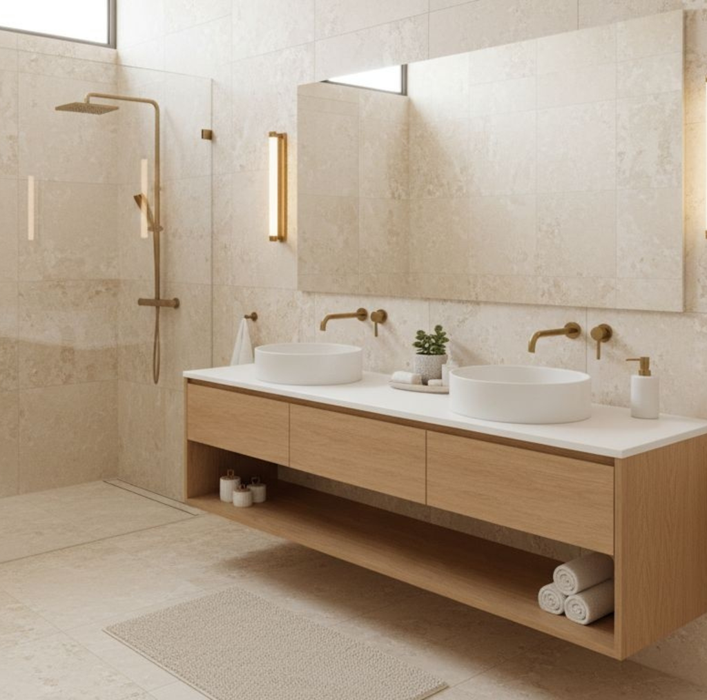 Bilinga Vanity (1800mm) · 3 Drawer