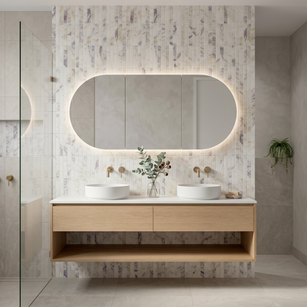 Bilinga Vanity (1800mm) · 2 Drawer