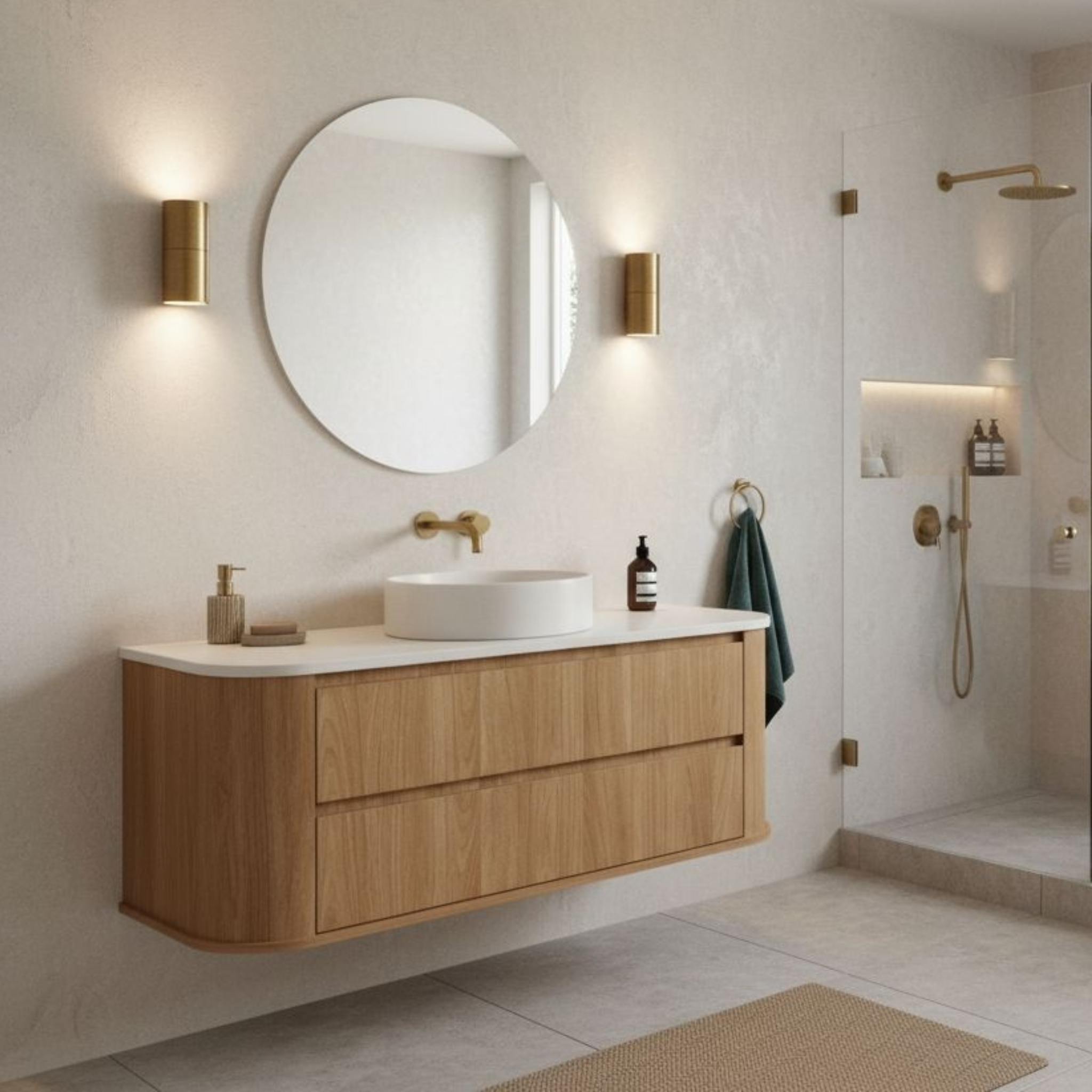 Kirra Vanity (1200mm) · 2 Drawer