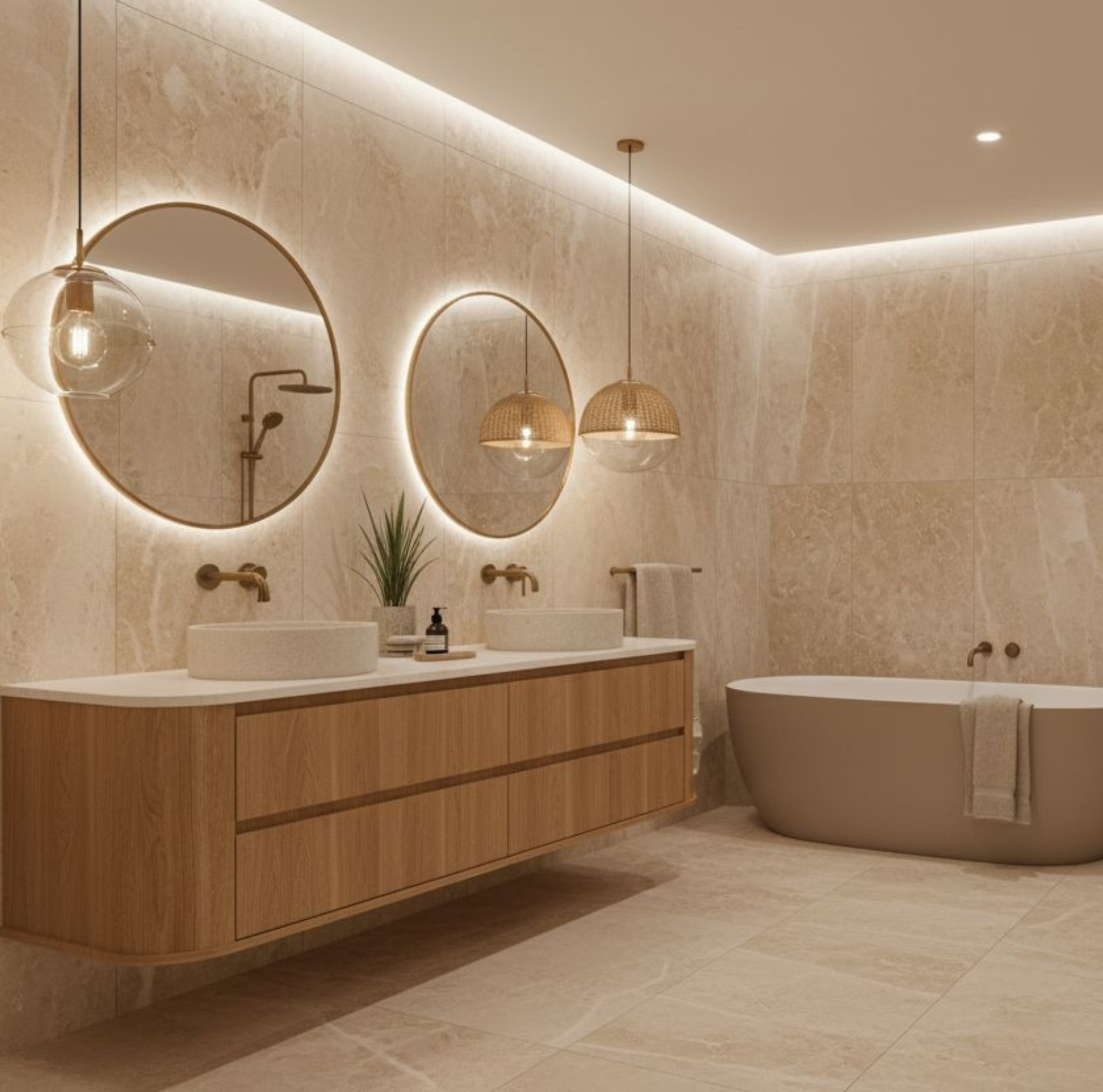 Kirra Vanity (1800mm) · 4 Drawer