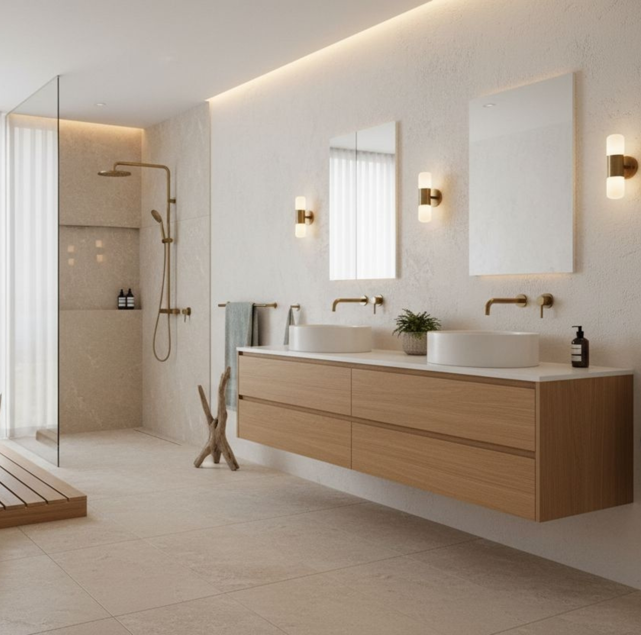 Valley Vanity (1800mm) · 4 Drawer